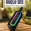 BUĞZ Taşınabilir Şarjlı Bluetooth Hoparlör Güçlü Bas Yeni Nesil