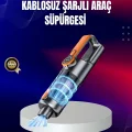 BUĞZ Taşınabilir Şarjlı El Süpürgesi Çok Yönlü Temizlik 5 Başlıklı Numaratör Hediyeli