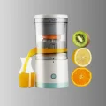 BUĞZ Taşınabilir Şarjlı Katı Meyve Sıkacağı – 45W Güç, 18000 RPM Hız, 400 mL Kapasite