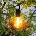 BUĞZ Taşınabilir Şarjlı Led Ampül Outdoor Kamp Bahçe Lambası 10W Askılı Kırılmaz Led Işık