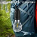 BUĞZ Taşınabilir Şarjlı Led Ampül Outdoor Kamp Bahçe Lambası 10W Askılı Kırılmaz Led Işık