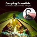 BUĞZ Taşınabilir Şarjlı Led Ampül Outdoor Kamp Bahçe Lambası 10W Askılı Kırılmaz Led Işık