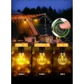 BUĞZ Taşınabilir Şarjlı Led Ampül Outdoor Kamp Bahçe Lambası 10w Askılı Kırılmaz Led Işık