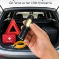 BUĞZ Taşınabilir Şarjlı LED Fener - 4 Modlu, 2000LM, Ayarlanabilir Odak Yeni Nesil