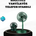 BUĞZ Taşınabilir Şarjlı Mini Fan – Katlanabilir Gövde, 3 Hız Kademesi