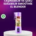 BUĞZ Taşınabilir Şişe Blender 380ml Şarjlı Spor Smoothie Shake Karıştırıcı