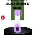 BUĞZ Taşınabilir USB Şarjlı Mini Smoothie Blender 380ml Çelik Bıçaklı Portatif