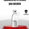  Taşınabilir USB Şarjlı Taze Meyve Suyu Blender