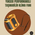  Taşınabilir USB Şarjlı Turbo Fan – 3 Modlu Soğutma, Hafif & Kompakt