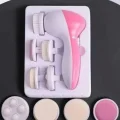  Taşınabilir Yüz Temizleme Cihazı Masaj, Peeling, Temizlik 5 Başlıklı