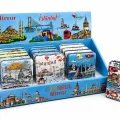 BUĞZ Taşlı İstanbul Temalı Kalın El Aynası Alk5822