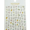 BUĞZ Tavşan Havuç Tattoo Dövme Sticker