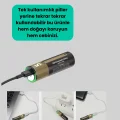 BUĞZ Tekrar Şarj Edilebilir AA USB Type-C Pil | 1000+ Döngü | 1.5V Sabit Voltaj