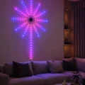 BUĞZ Telefon Kontrollü RGB Fireworks LED Işık Çok Renkli Dekoratif Duvar Lambası