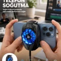 BUĞZ Telefon Soğutucu Fan Güçlü Motor Radyatör Cep Telefon Soğutma