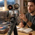 BUĞZ Telefon Tripodu Masaüstü Stand 360 Derece Dönebilen Telefon Tutucu