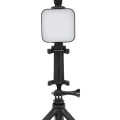 BUĞZ Telefon Tutucu Mini Mikrofonlu Tripod Vlog Çekim Video
