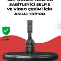 BUĞZ Telefon ve Kamera Uyumlu 360° Otomatik Takipli Akıllı Masa Tripodu