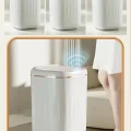 BUĞZ Temassız Sensörlü 20 Litre Çöp Kovası UV Işıklı Koku Geçirmez Mutfak Banyo Kullanımı