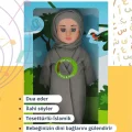  Tesettürlü Meryem Bebek Sesli Dua ve İlahi Söyleyen İnteraktif Maneviyat Geliştirici Oyuncak Bebek