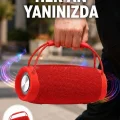 BUĞZ TF Kart ve AUX Destekli IPX6 Suya Dayanıklı Bluetooth Hoparlör Yeni Nesil
