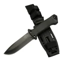BUĞZ Tiger Tactical Htm 3321 A Siyah Outdoor / Survival Bıçak 27cm - Kauçuk Sap, Kılıflı, Kutulu
