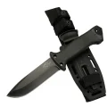 BUĞZ Tiger Tactical Htm 3321 A Siyah Outdoor / Survival Bıçak 27cm - Kauçuk Sap, Kılıflı, Kutulu