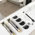 BUĞZ Tıraş Makinesi Şarjlı Profesyonel Saç Kesme Makinesi Gold Çizik Tıraş
