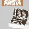 BUĞZ Tırnak Bakım Seti Tırnak Düzeltme Batık 12 Parça Çanta Tipi Manikür Pedikür