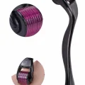 BUĞZ Titanyum Uçlu Derma Roller 540 İğneli 1 mm Gözenek Azaltıcı Akne İzlerine Uygun