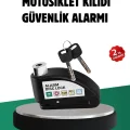  Titreşim Sensörlü Alarm Disk Kilidi Motosiklet Scooter Bisiklet