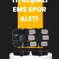  Titreşimli EMS Spor ve Fitness Cihazı Karın Kası Kol Bacak 2025 Model