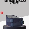 BUĞZ Titreşimli Masajlı Bel Kemeri Isıtmalı Destekli
