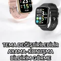  Titreşimli, Sağlık Takipli, Yeni Nesil Akıllı Saat  400mAh Batarya Kapasiteli