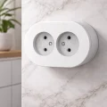 BUĞZ Topraklı Sıva Üstü Priz İkili – Güvenli, Dayanıklı ve Modern Duvar Prizi