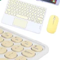BUĞZ Touchpad Tüm Cihazlara Uyumlu Bluetooth Klavye Touchpad Slim Kablosuz Wifi Q Klavye