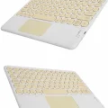 BUĞZ Touchpad Tüm Cihazlara Uyumlu Bluetooth Klavye Touchpad Slim Kablosuz Wifi Q Klavye