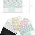 BUĞZ Touchpad Tüm Cihazlara Uyumlu Bluetooth Klavye Touchpad Slim Kablosuz Wifi Q Klavye
