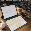 BUĞZ Touchpad Uyumlu Bluetooth Klavye Slim Kablosuz Wifi Q Klavye