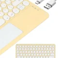 BUĞZ Touchpad Uyumlu Bluetooth Klavye Slim Kablosuz Wifi Q Klavye