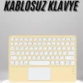 BUĞZ Touchpad Uyumlu Bluetooth Klavye Slim Kablosuz Wifi Q Klavye - BUĞZ