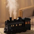 BUĞZ Tren Şeklinde Buharlı Oda Hava Nemlendirici Işık Buhar Makinesi Kumandalı