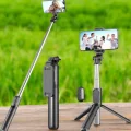 BUĞZ Tripod Kablosuz Bluetooth Bağlantılı Selfie Çubuğu 360 Derece Dönebilen - BUĞZ