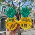 BUĞZ Tropikal Hawaii Ananas Şekilli Parti Gözlüğü
