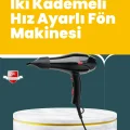  Tüm Saç Tipleri İçin 2200W Güçlü Fön Makinesi