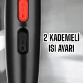 BUĞZ Tüm Saç Tiplerine Uygun, İki Kademeli Hız Ayarlı Fön Makinesi