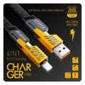  Tüm Telefonlara Uyumlu Cl24 Süper Hızlı 4 In 1 Sarj Kablosu