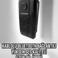 BUĞZ Tüm Telefonlara Uyumlu Mikrofonlu Titreşimli Makaralı Bluetooth Kulakiçi Kulaklık
