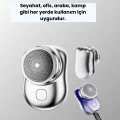  Tüm vücut bölgelerinde kullanılabilen küçük boy tıraş cihazı