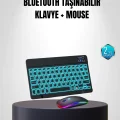 BUĞZ Türkçe Q Klavye RGB Işıklı Ergonomik Tasarımlı